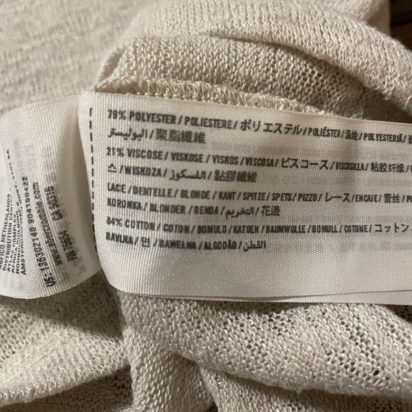 Abercrombie & Fitch boho embroidered cropped sweater size XS - Picture 10 of 13